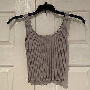 Gray tank striped